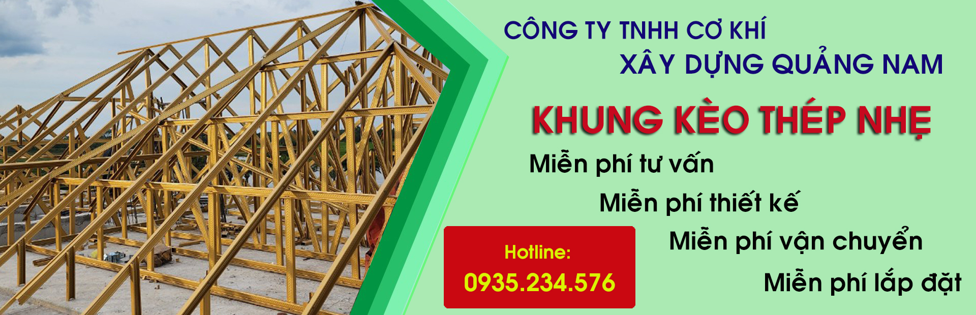 kèo thép nhẹ quảng nam
